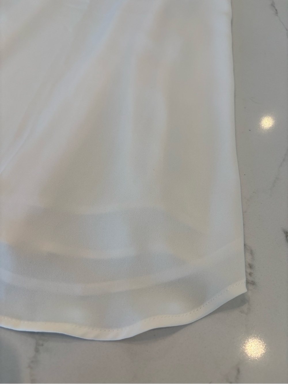 LOFT White V-Neck Spaghetti Strap Tank Top CT - Picture 6 of 9